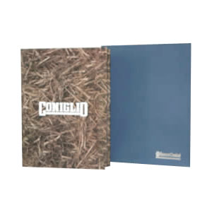 Carpeta de presentación blanca impresa